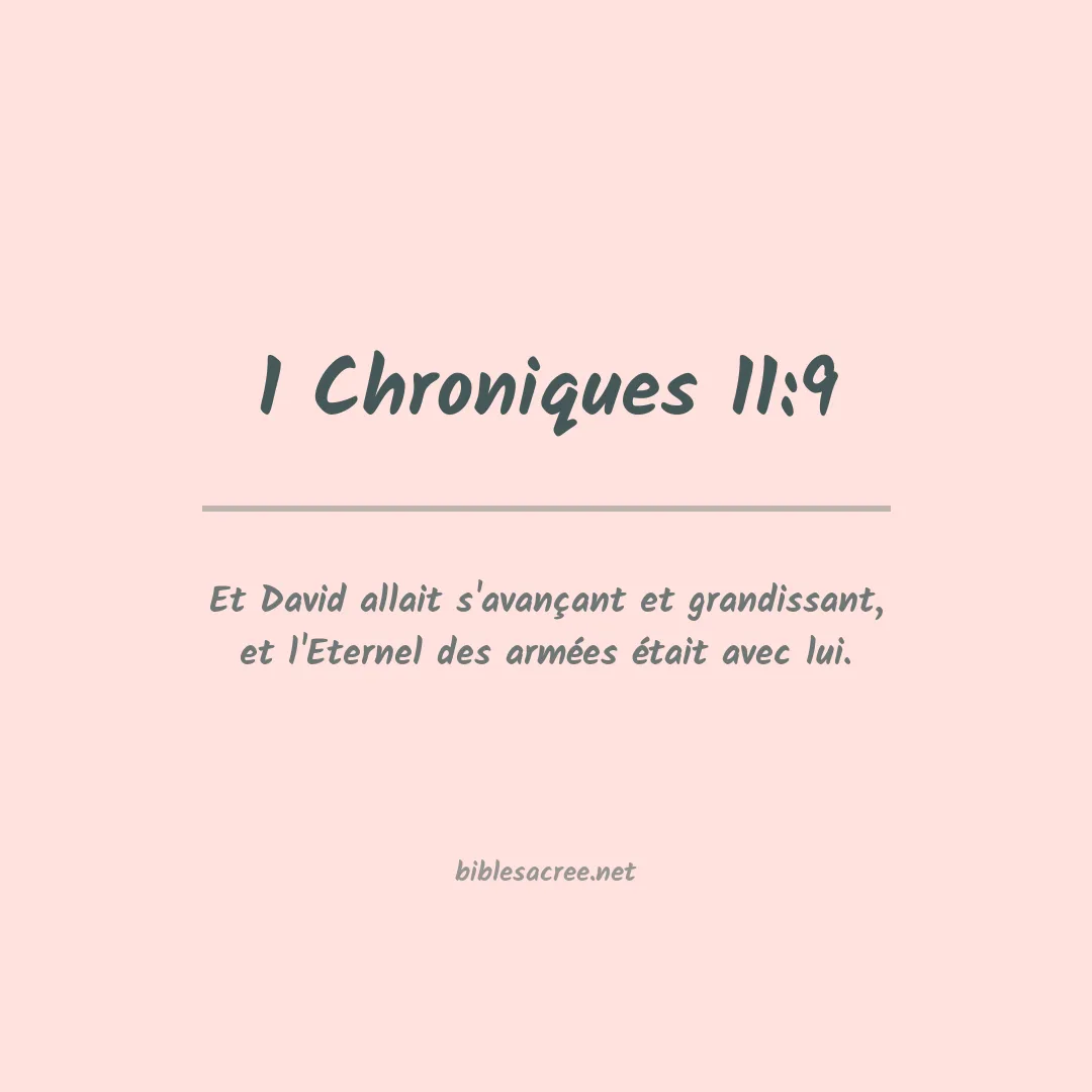 1 Chroniques - 11:9