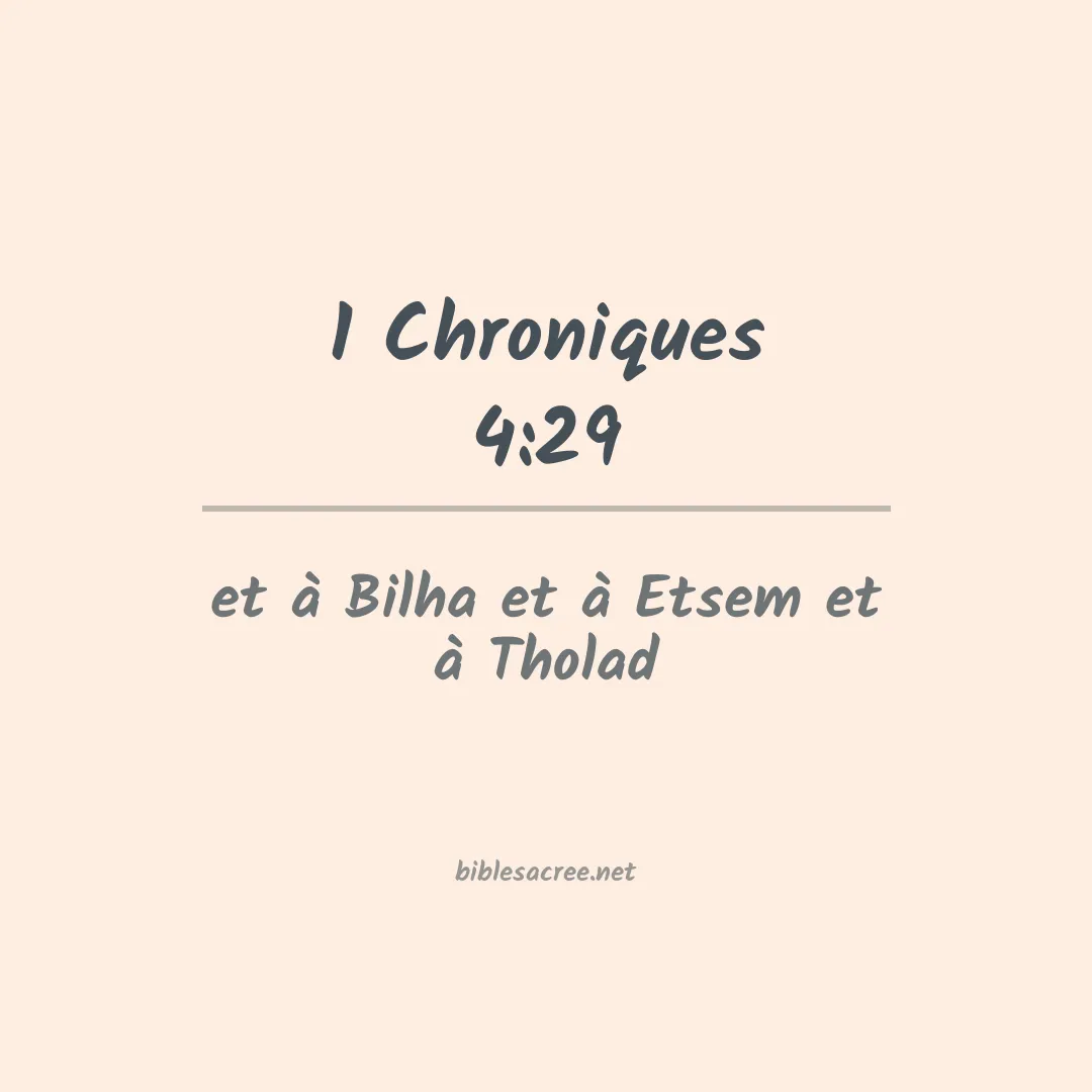 1 Chroniques - 4:29