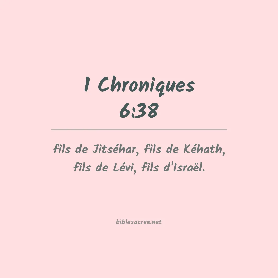 1 Chroniques - 6:38