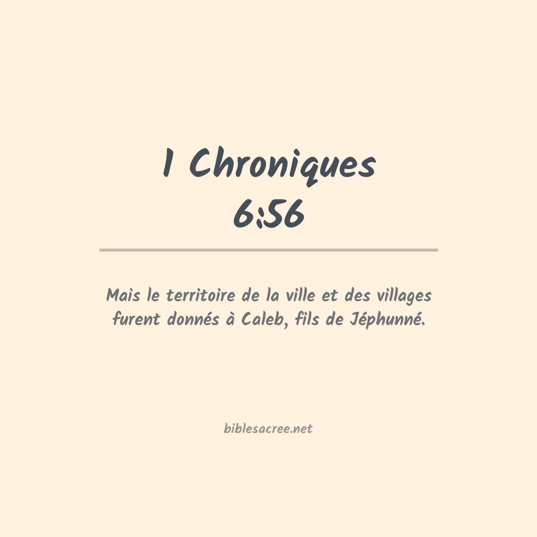 1 Chroniques - 6:56