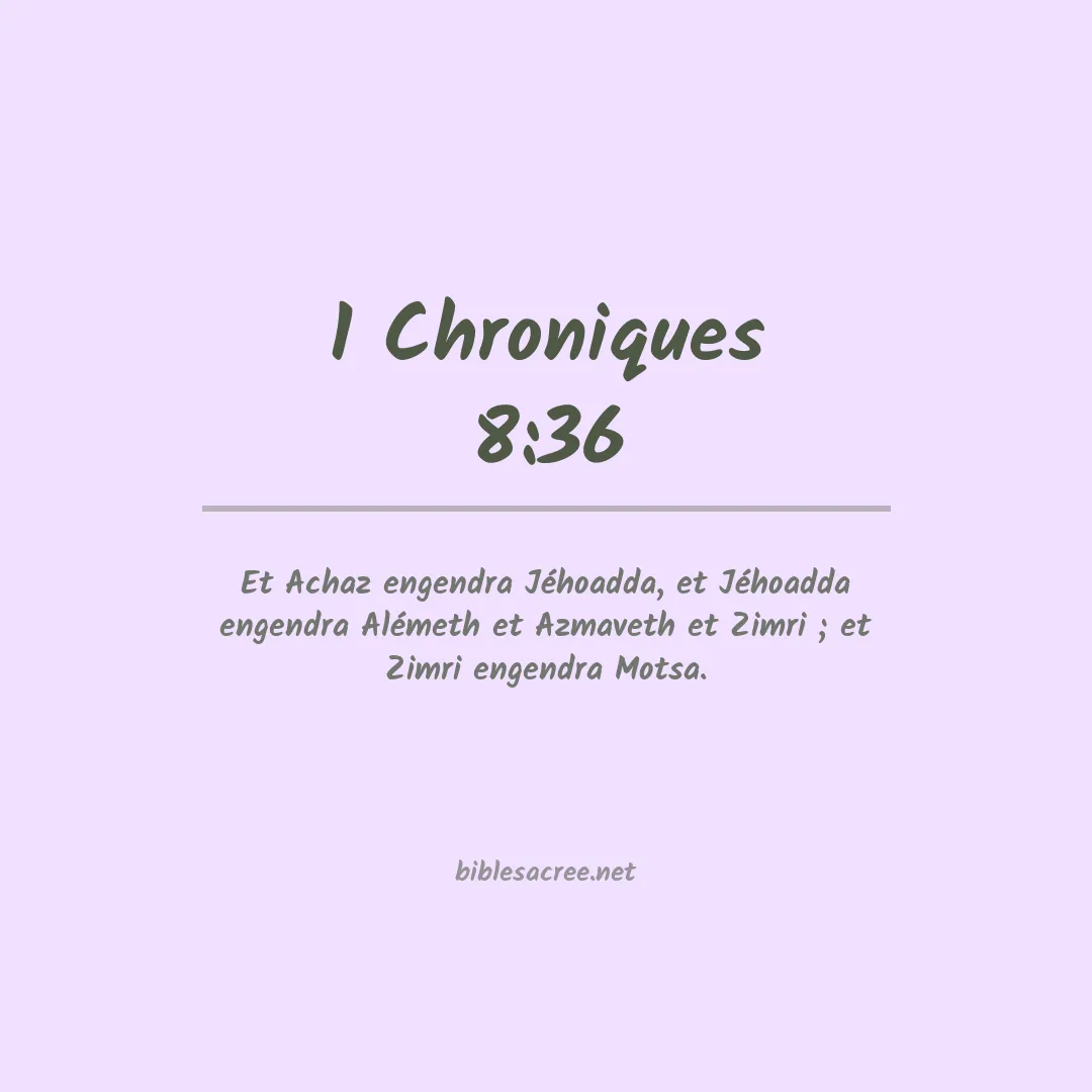 1 Chroniques - 8:36