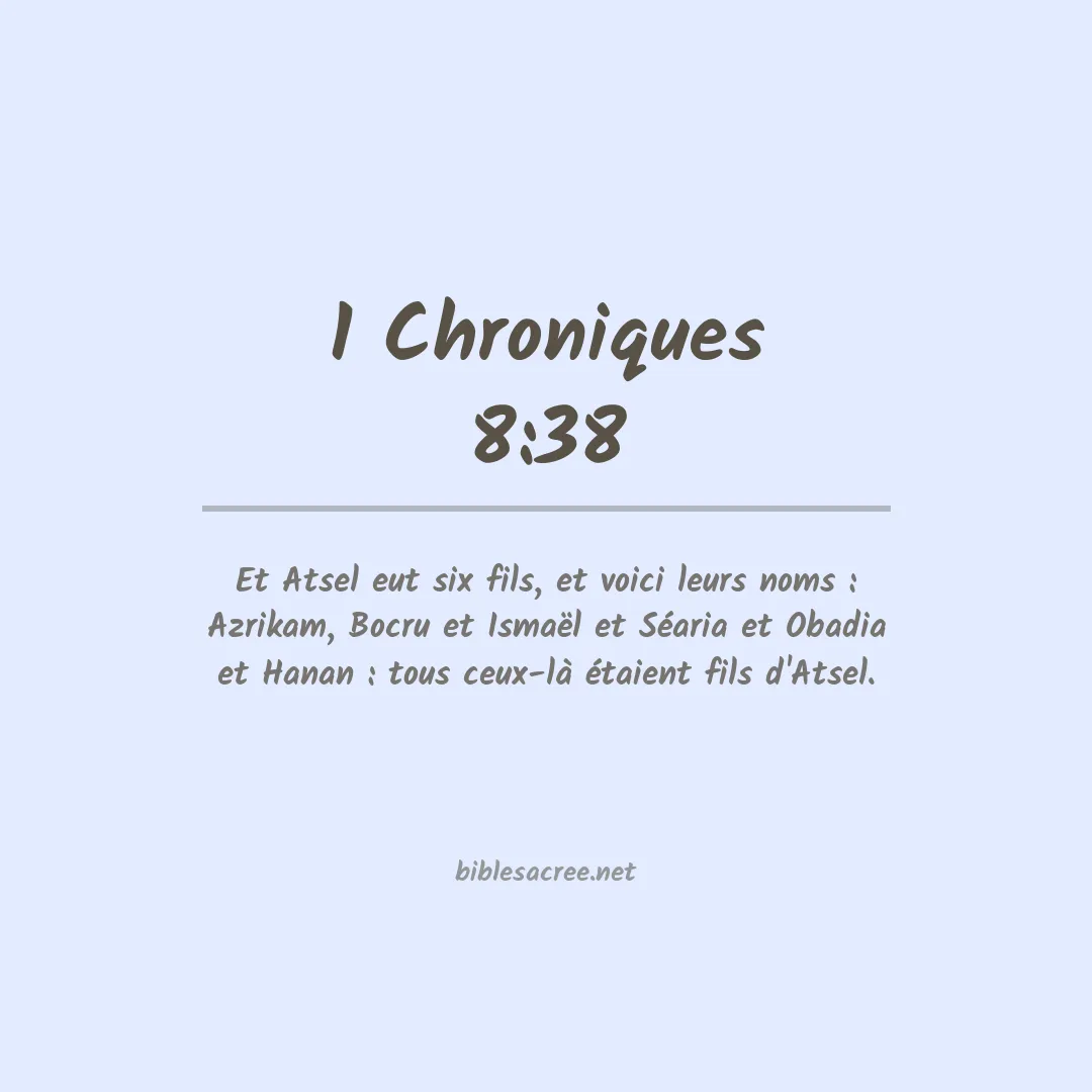 1 Chroniques - 8:38
