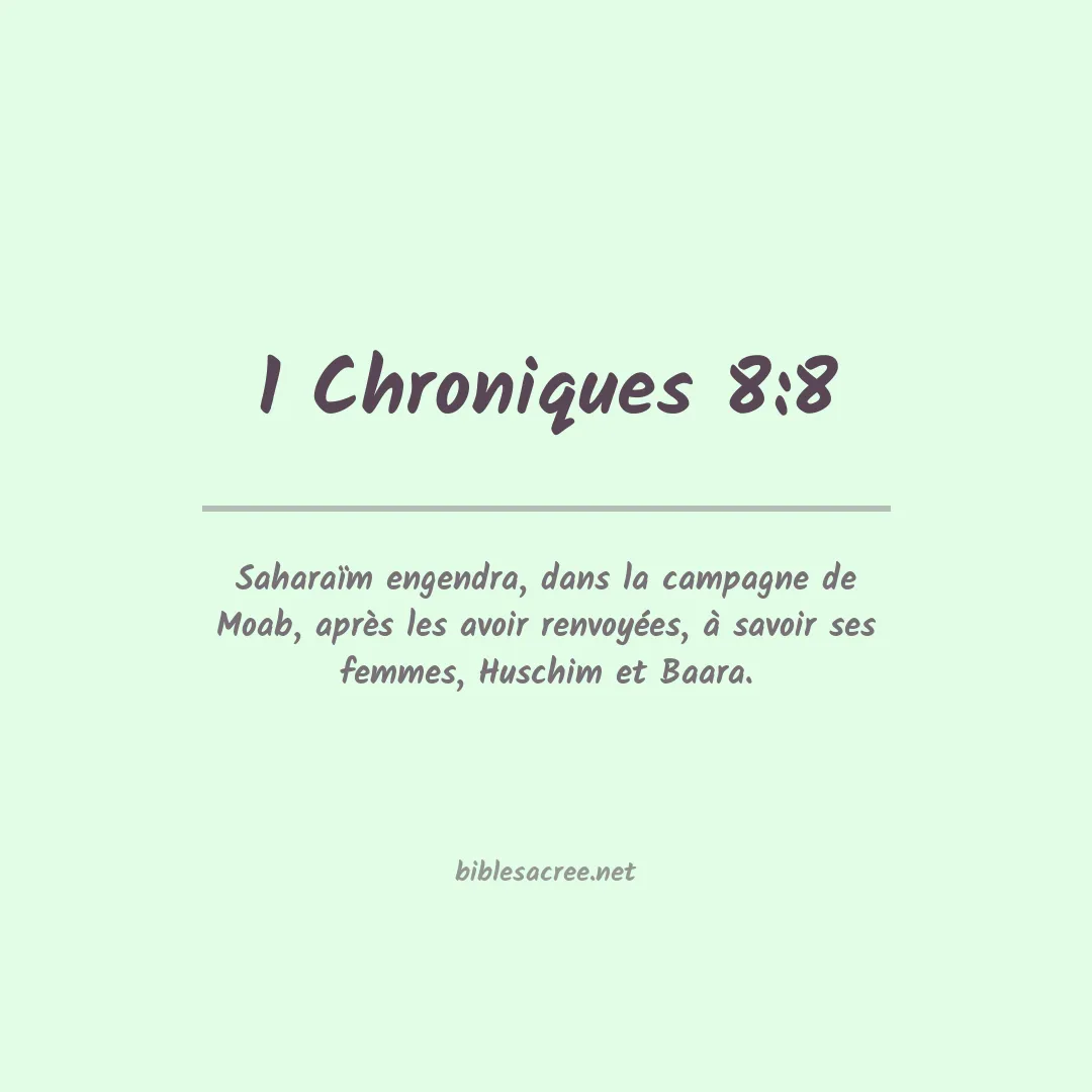 1 Chroniques - 8:8