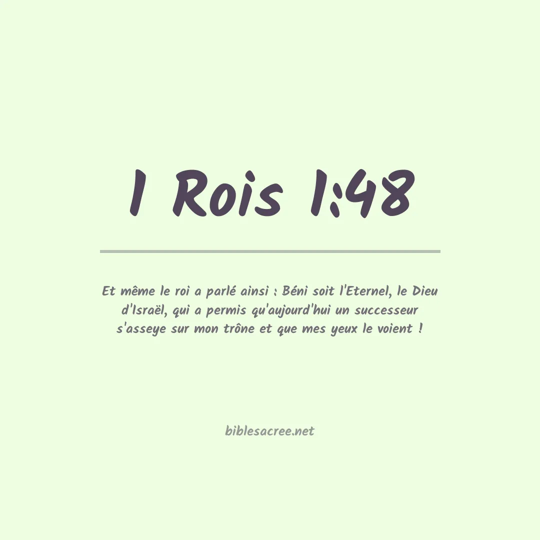 1 Rois - 1:48