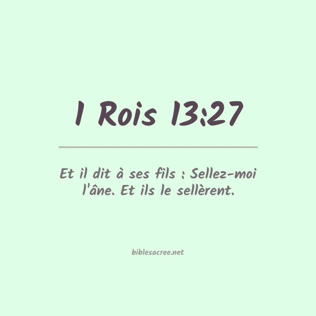 1 Rois - 13:27