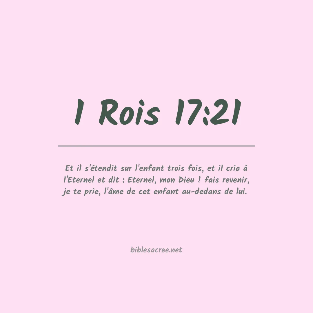 1 Rois - 17:21