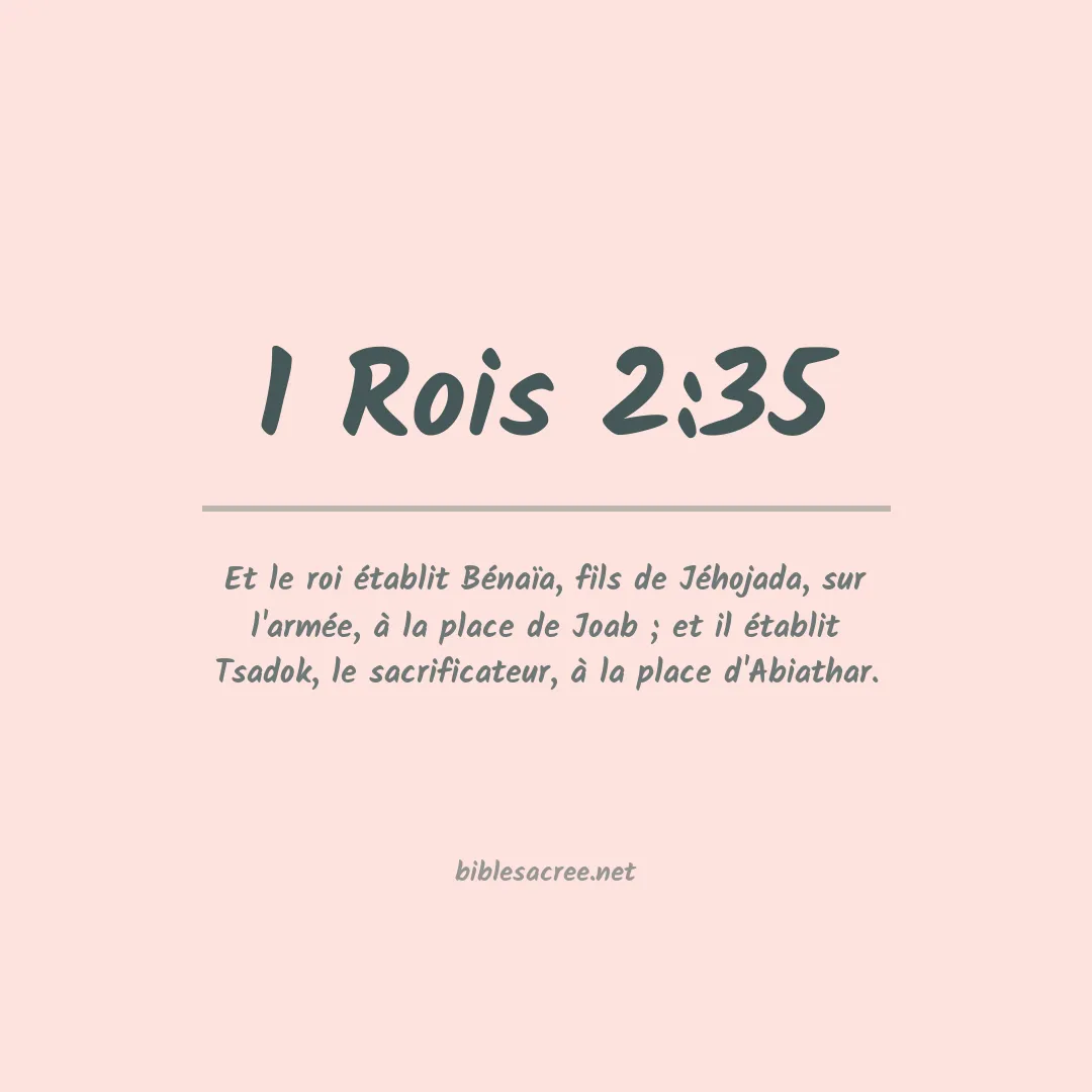 1 Rois - 2:35