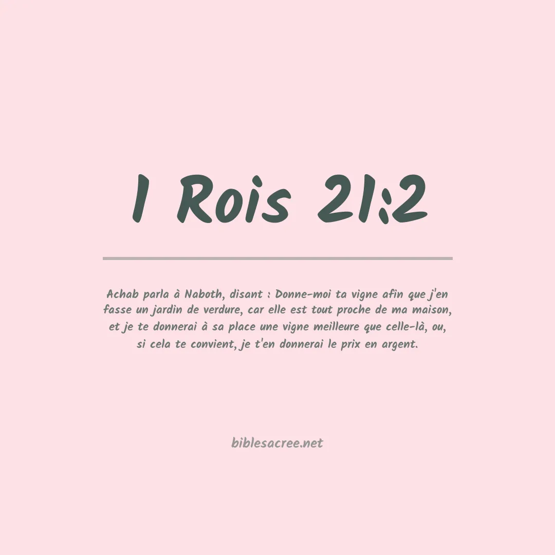 1 Rois - 21:2