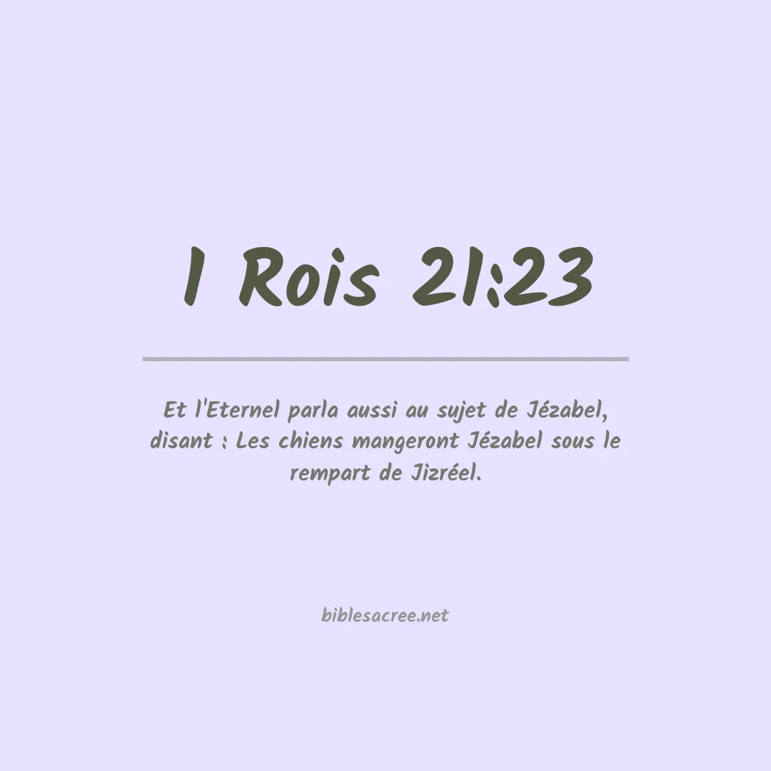 1 Rois - 21:23