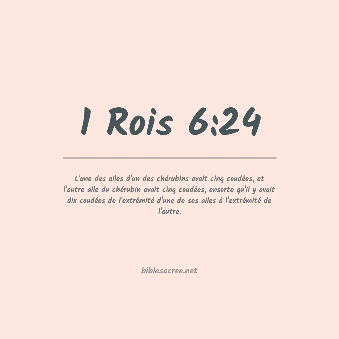 1 Rois - 6:24