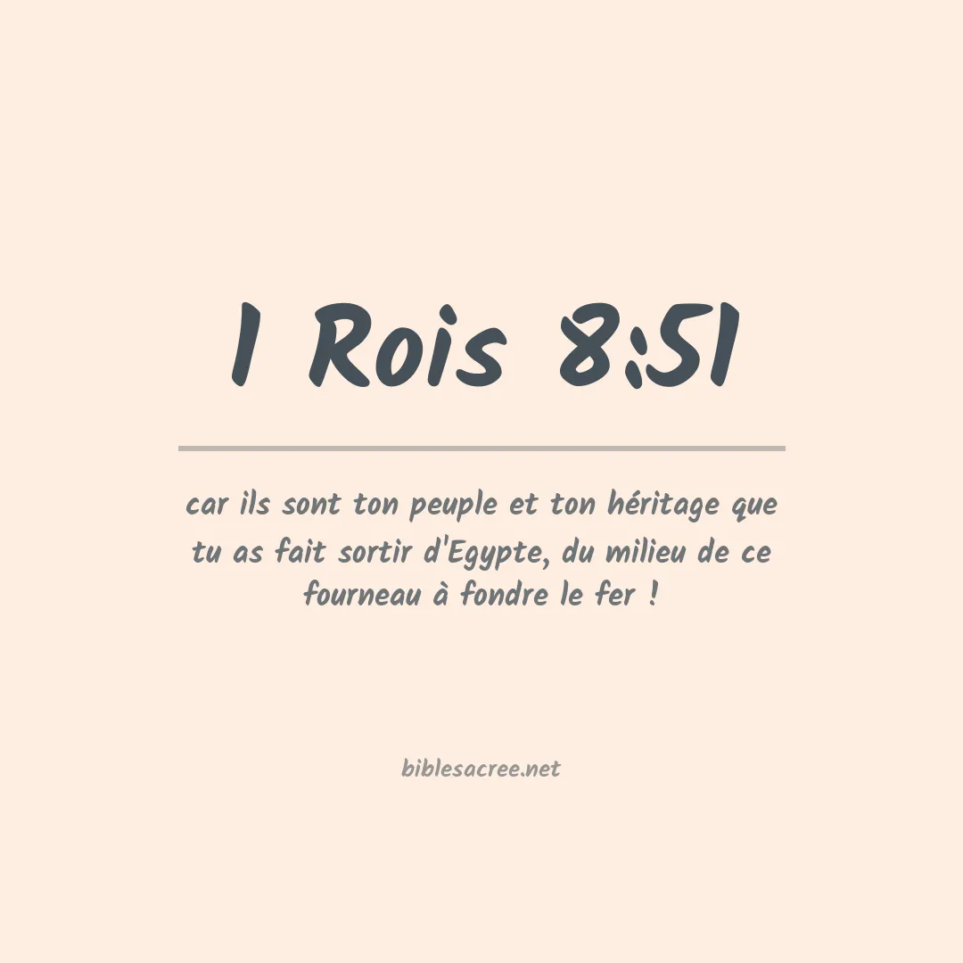 1 Rois - 8:51