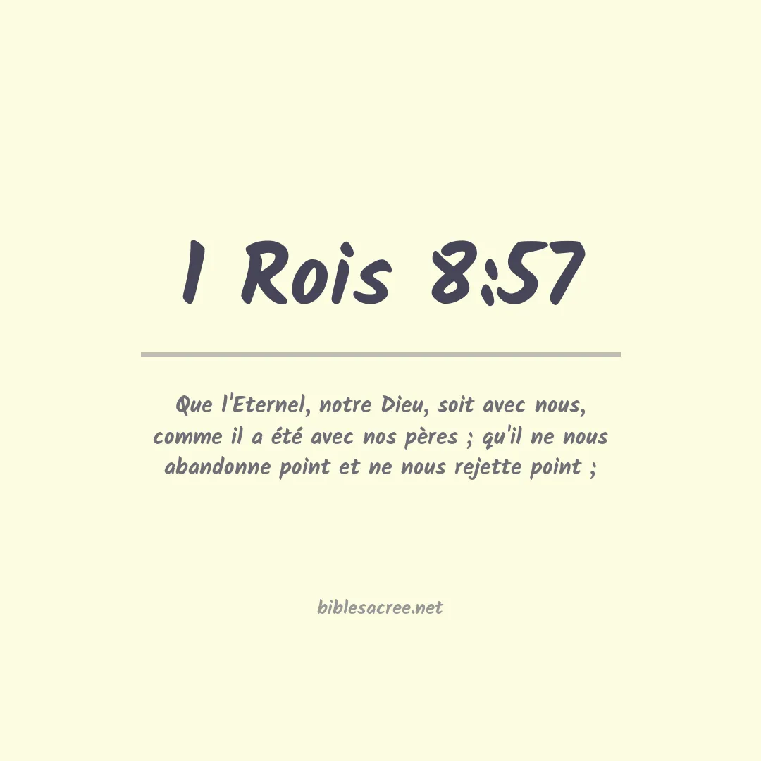 1 Rois - 8:57