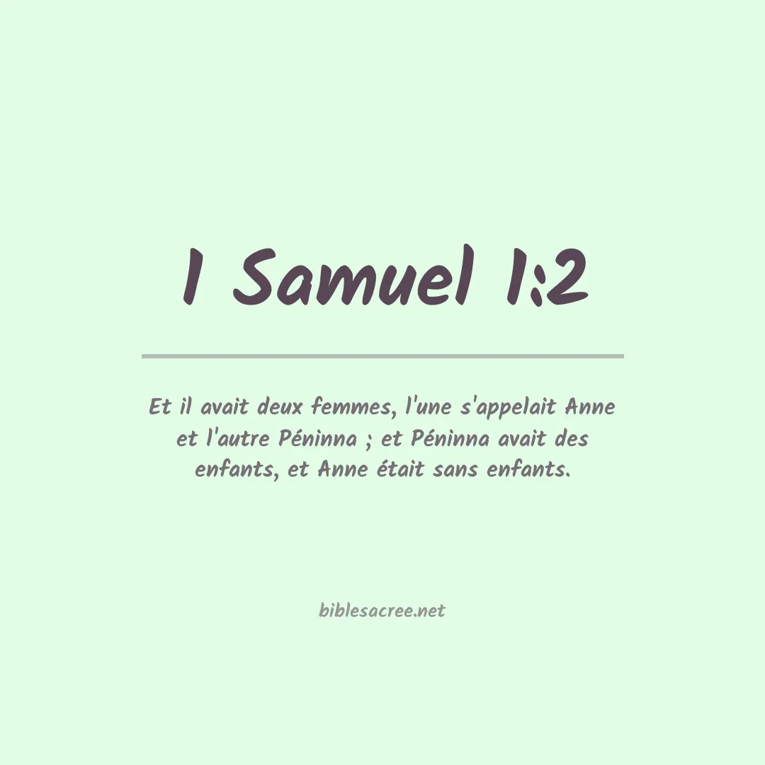 1 Samuel - 1:2