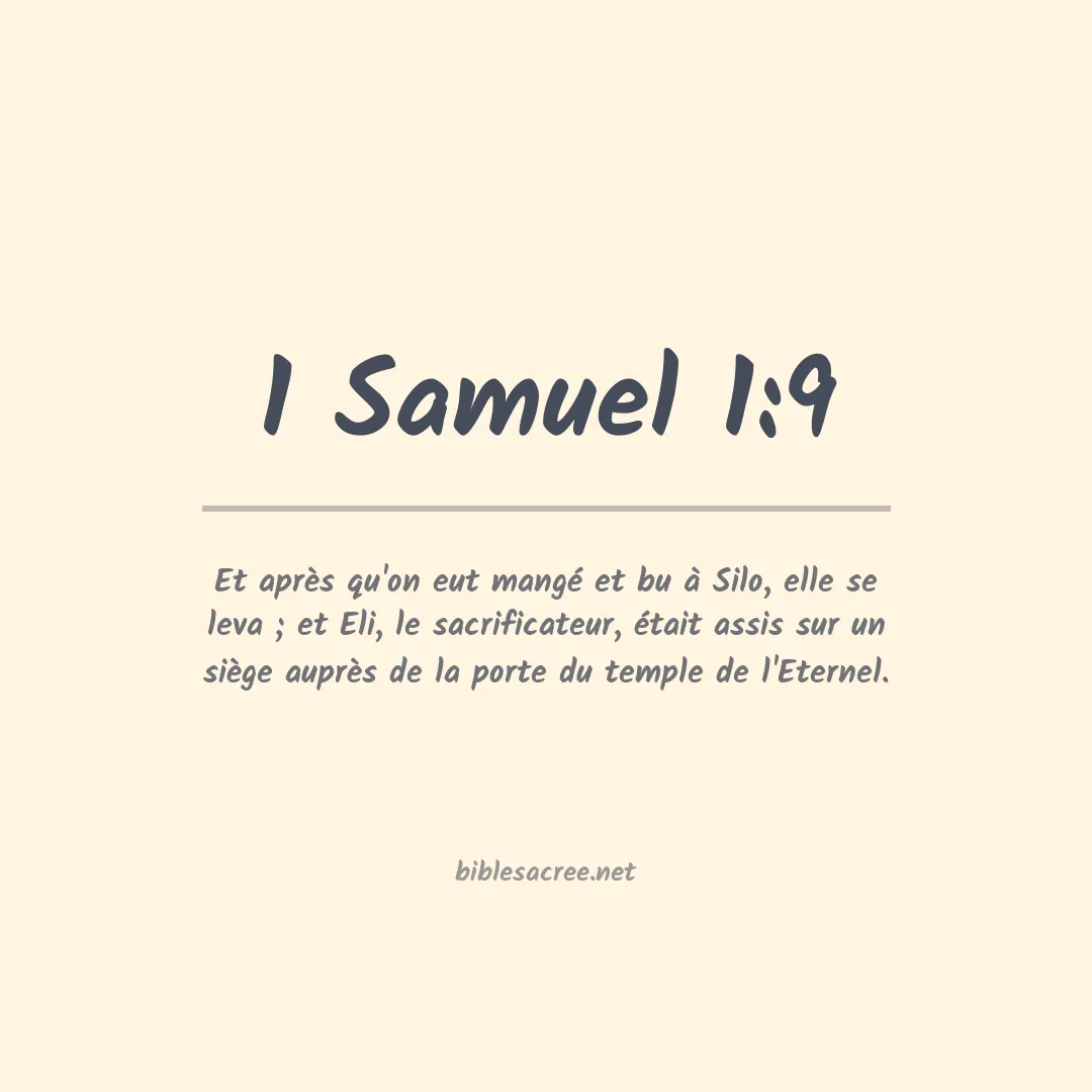 1 Samuel - 1:9