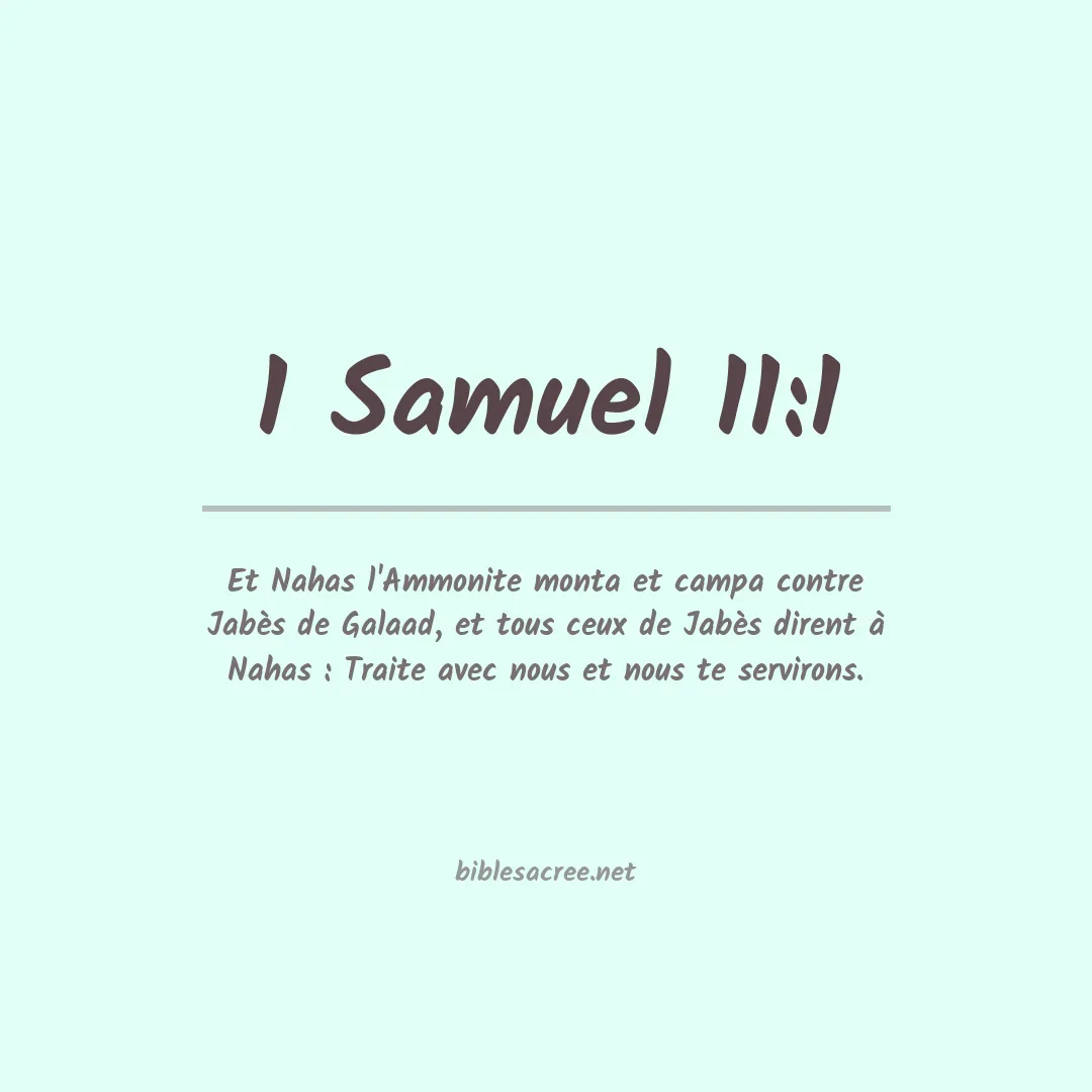 1 Samuel - 11:1