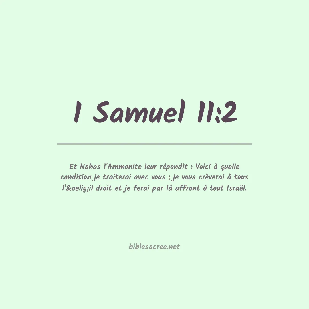 1 Samuel - 11:2