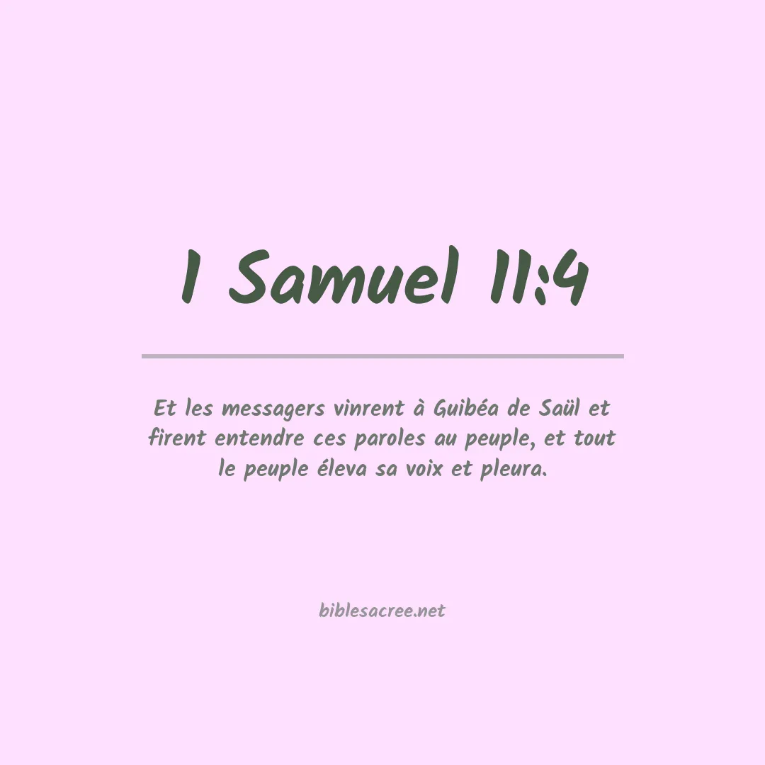 1 Samuel - 11:4