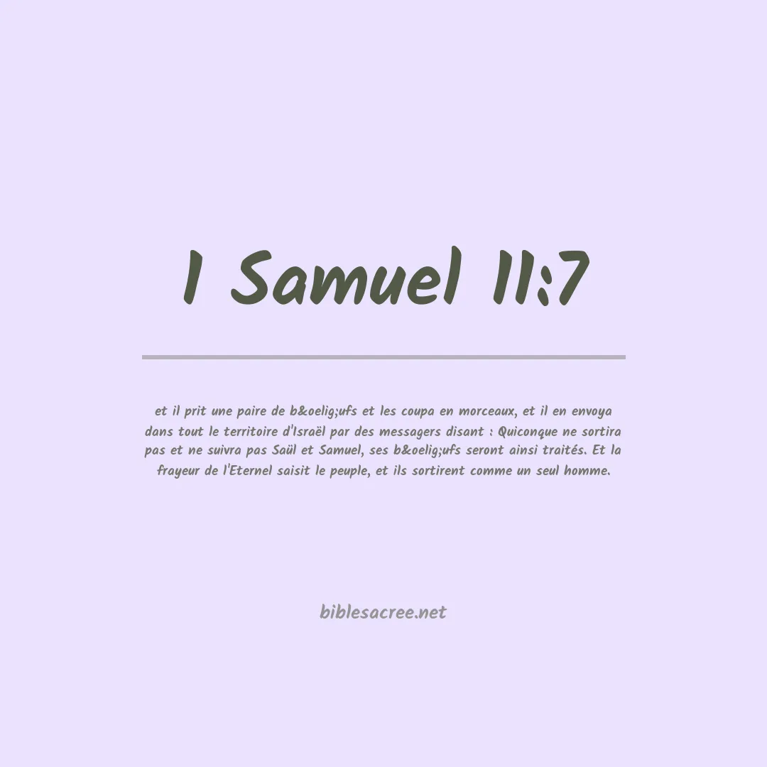 1 Samuel - 11:7