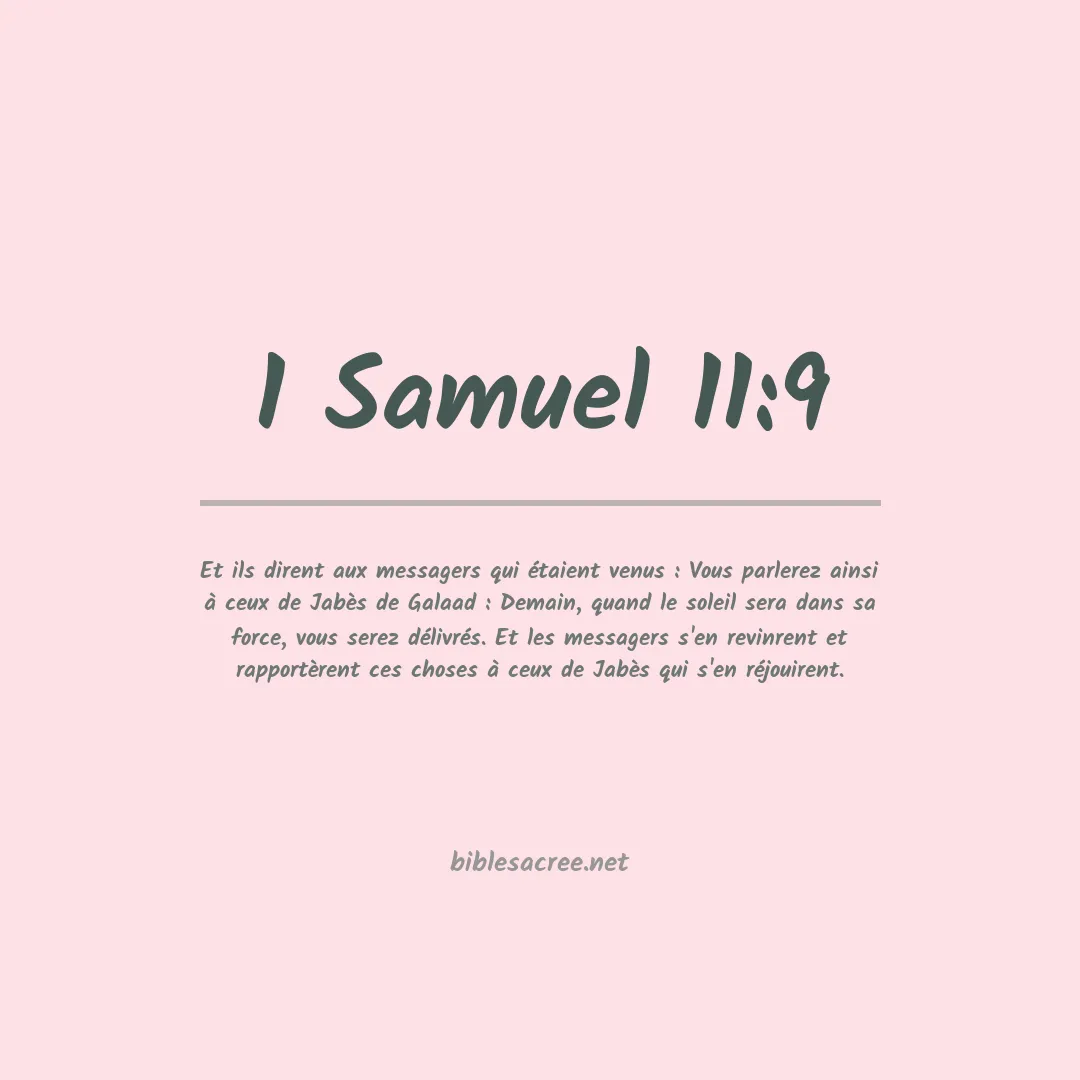 1 Samuel - 11:9
