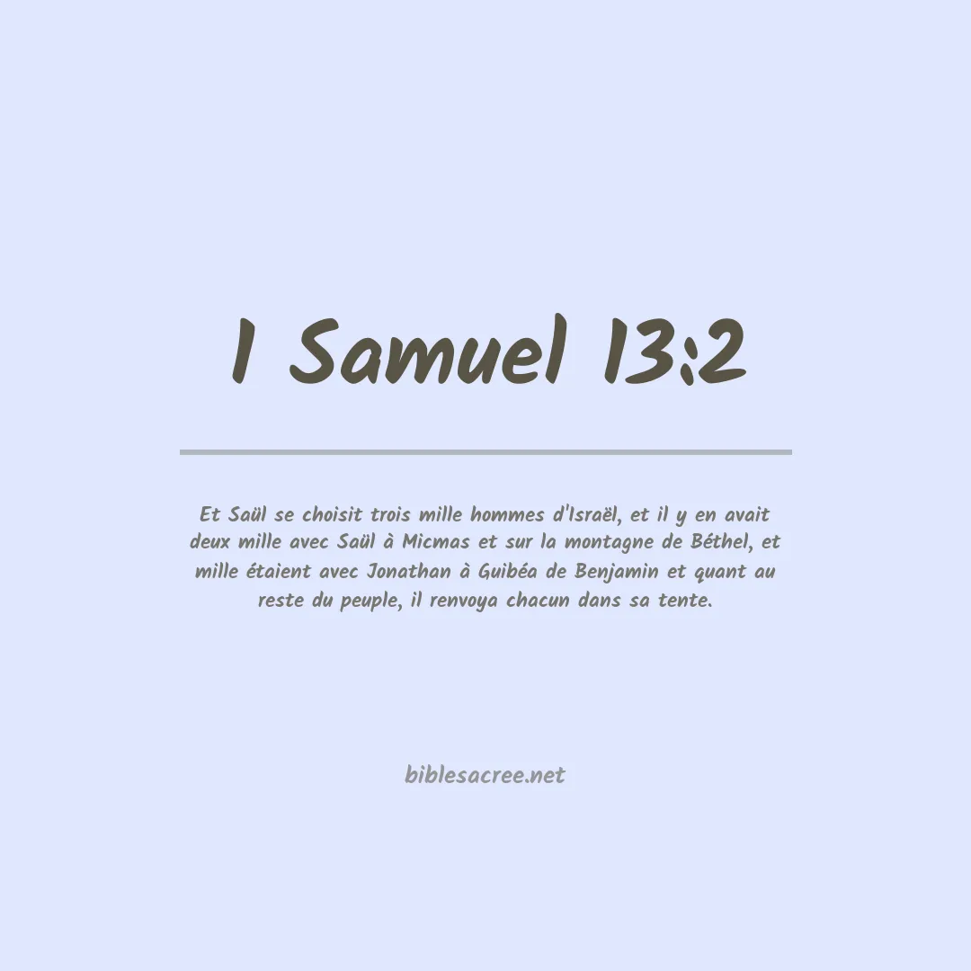 1 Samuel - 13:2