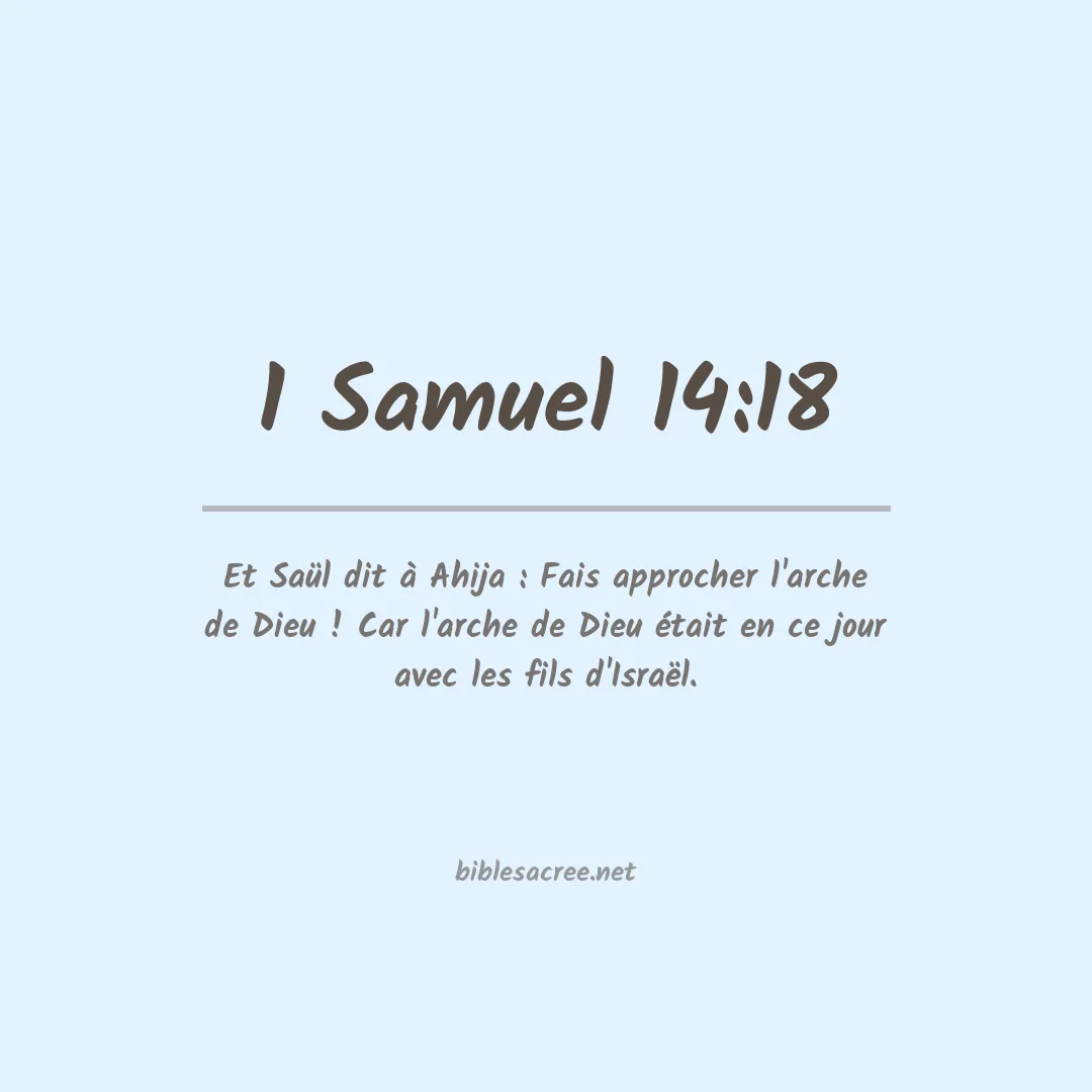 1 Samuel - 14:18