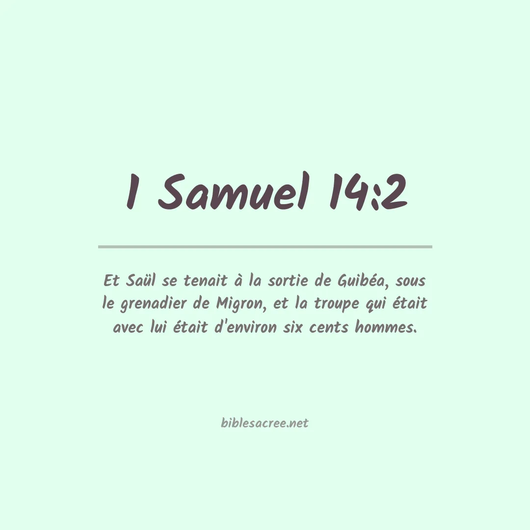1 Samuel - 14:2