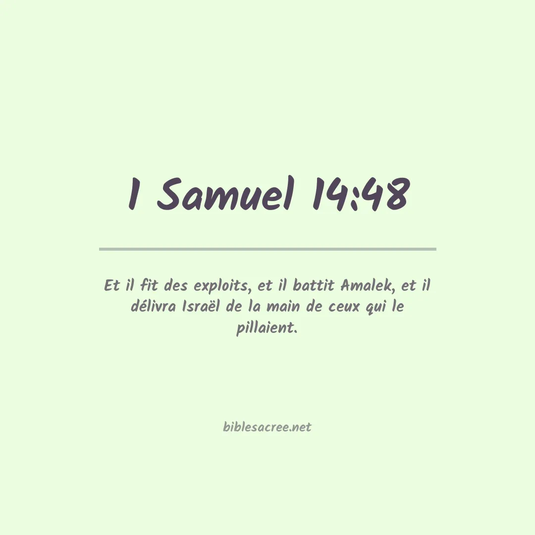 1 Samuel - 14:48