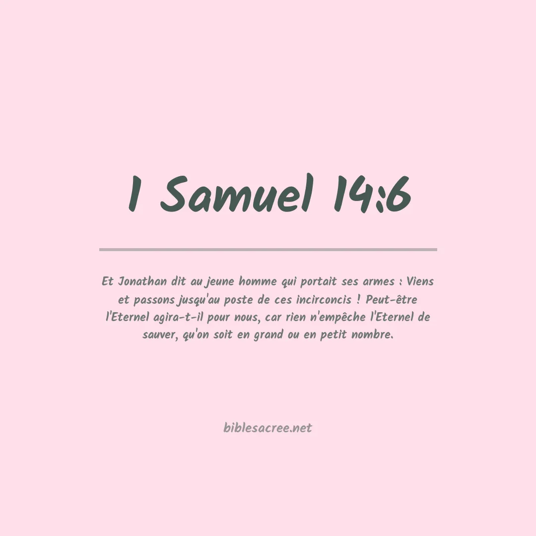 1 Samuel - 14:6