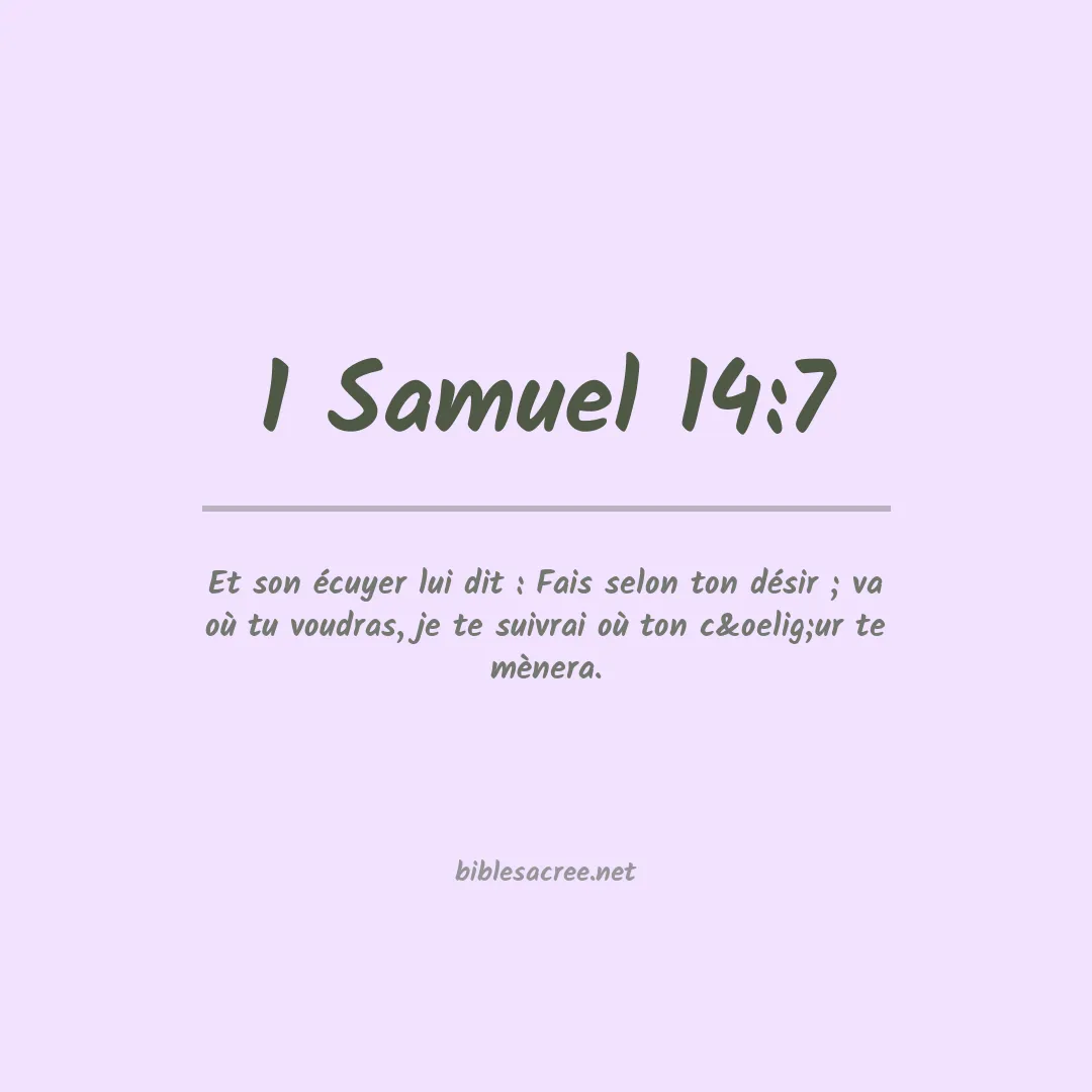 1 Samuel - 14:7