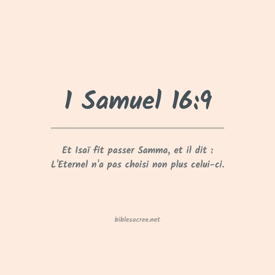 1 Samuel - 16:9