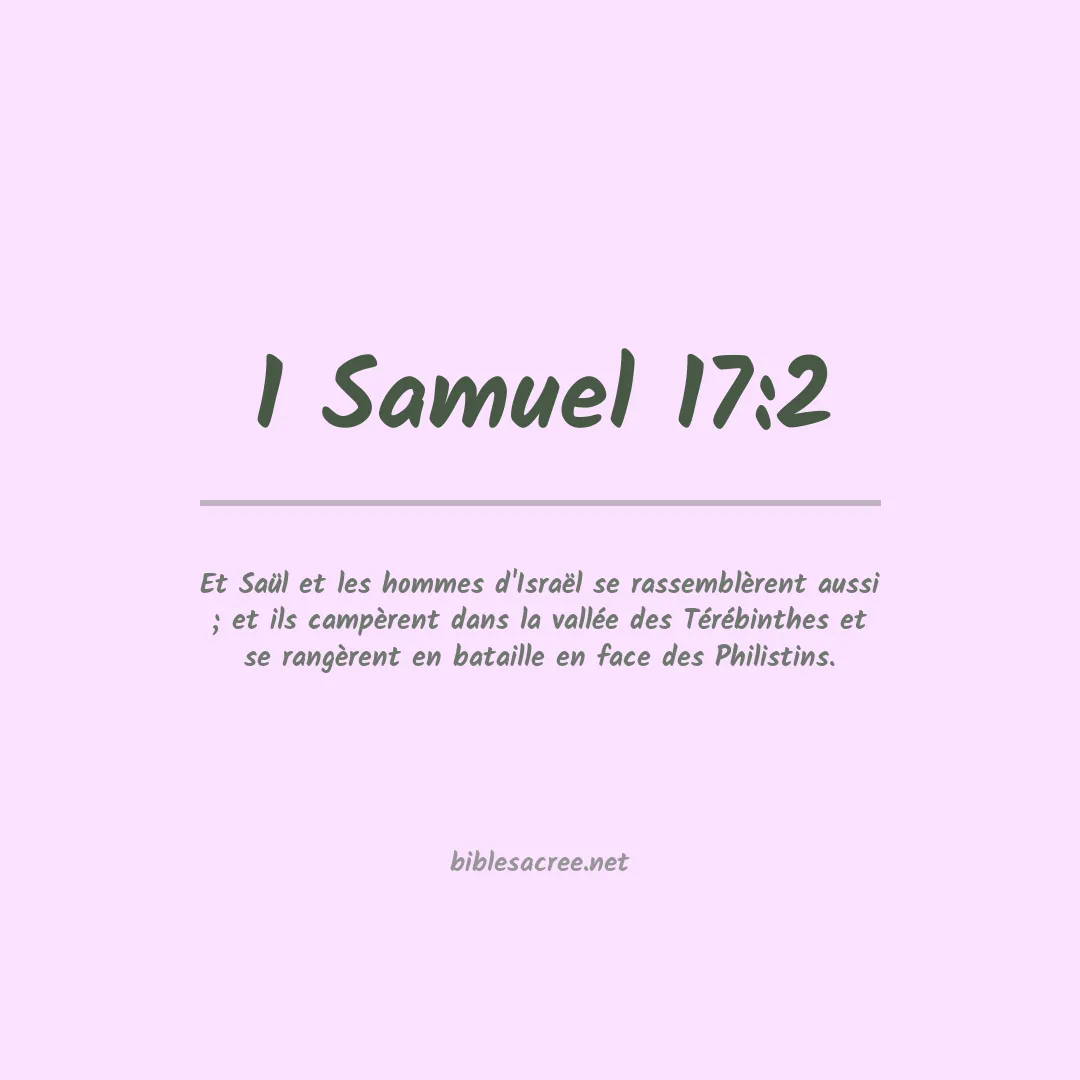 1 Samuel - 17:2