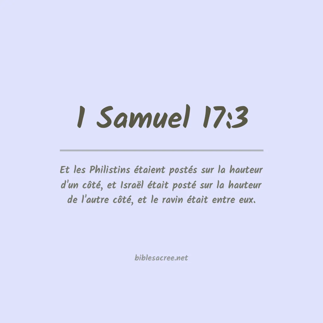 1 Samuel - 17:3