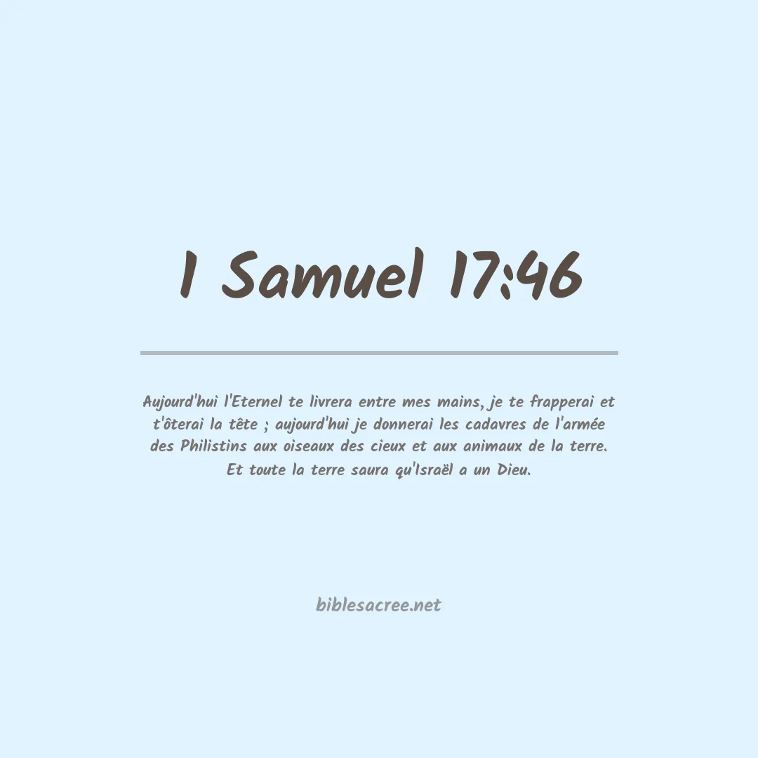 1 Samuel - 17:46