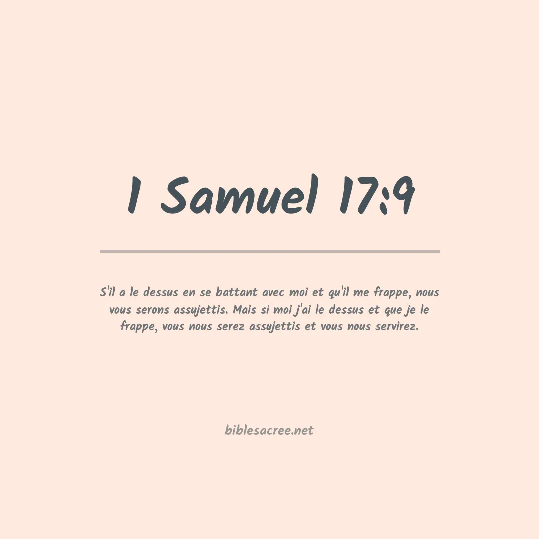 1 Samuel - 17:9