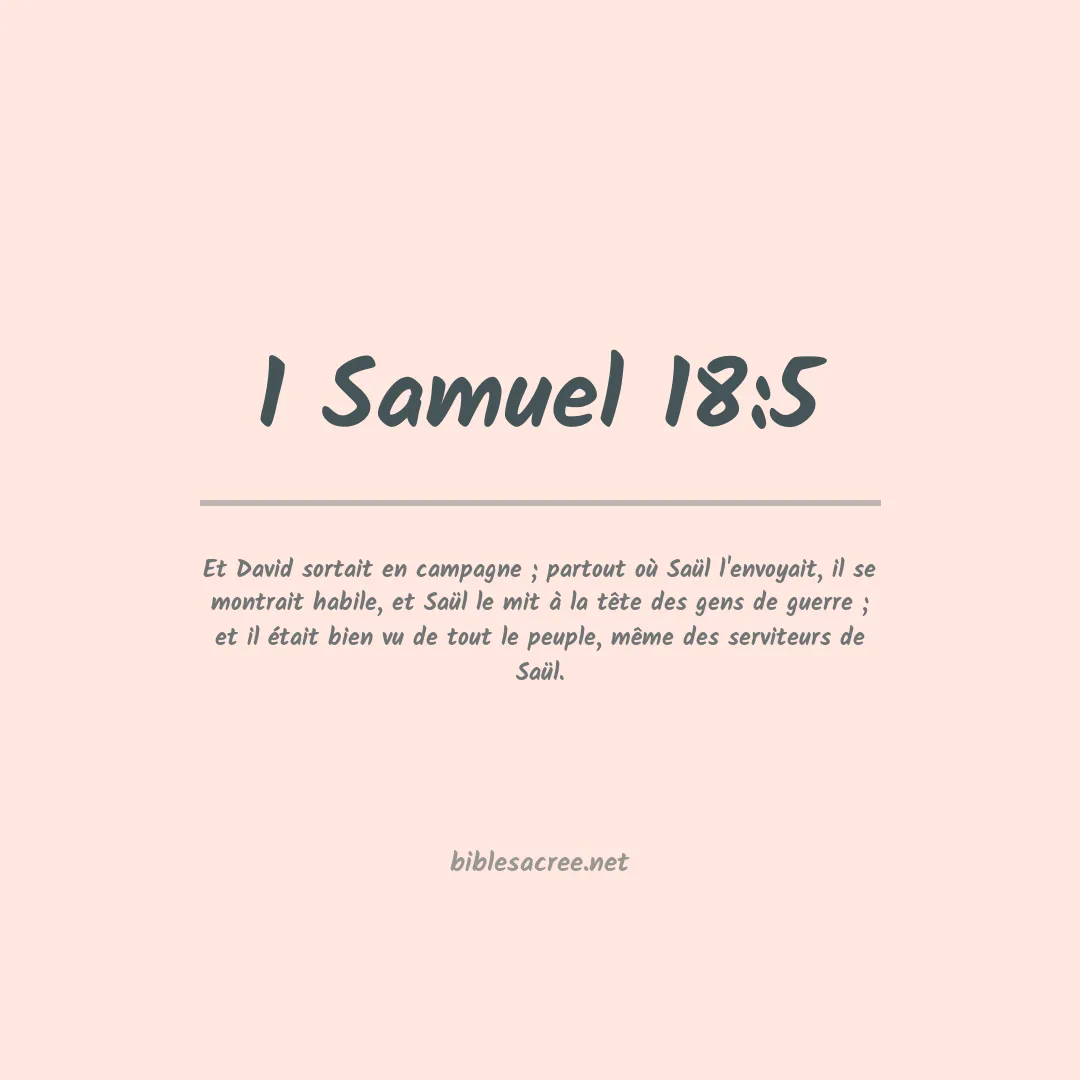 1 Samuel - 18:5