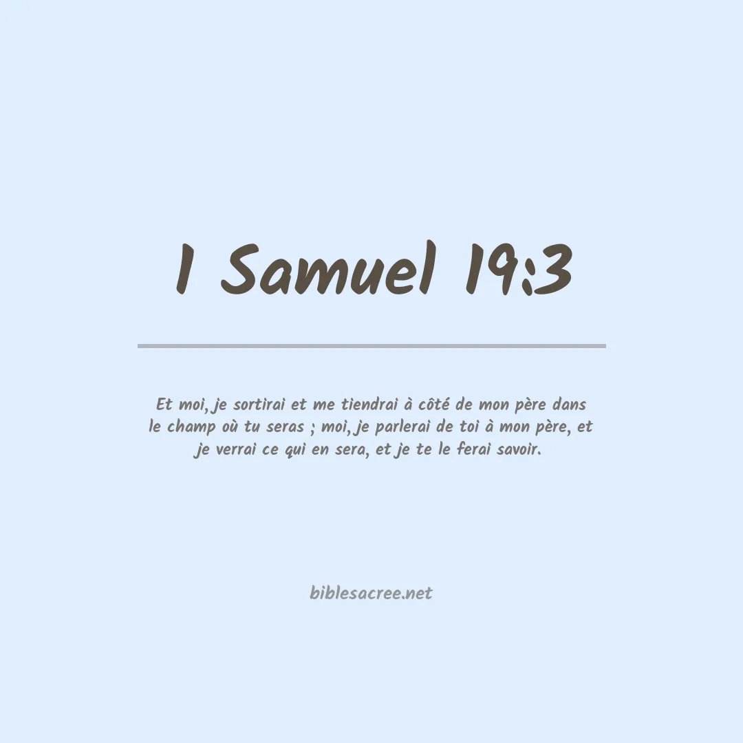 1 Samuel - 19:3