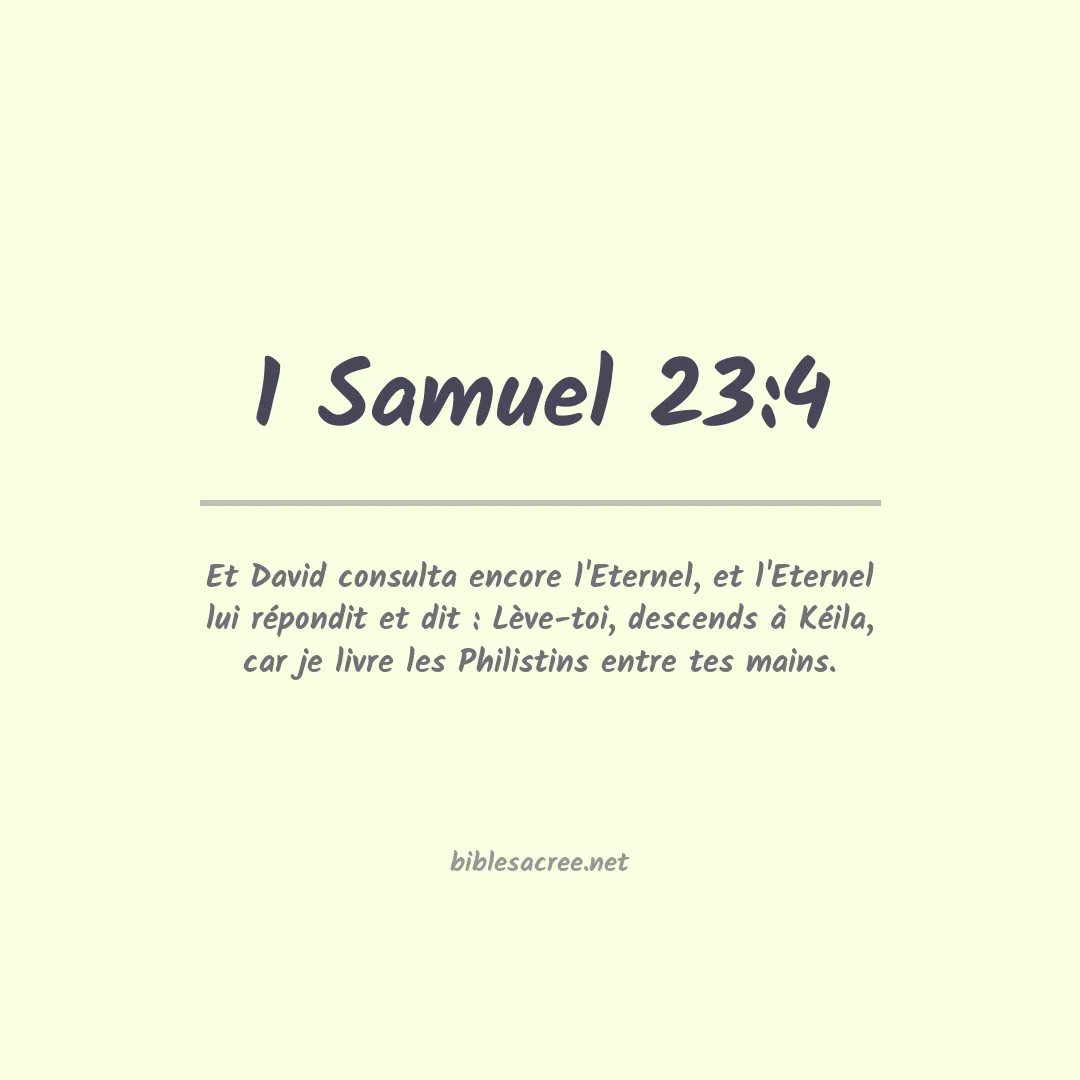 1 Samuel - 23:4