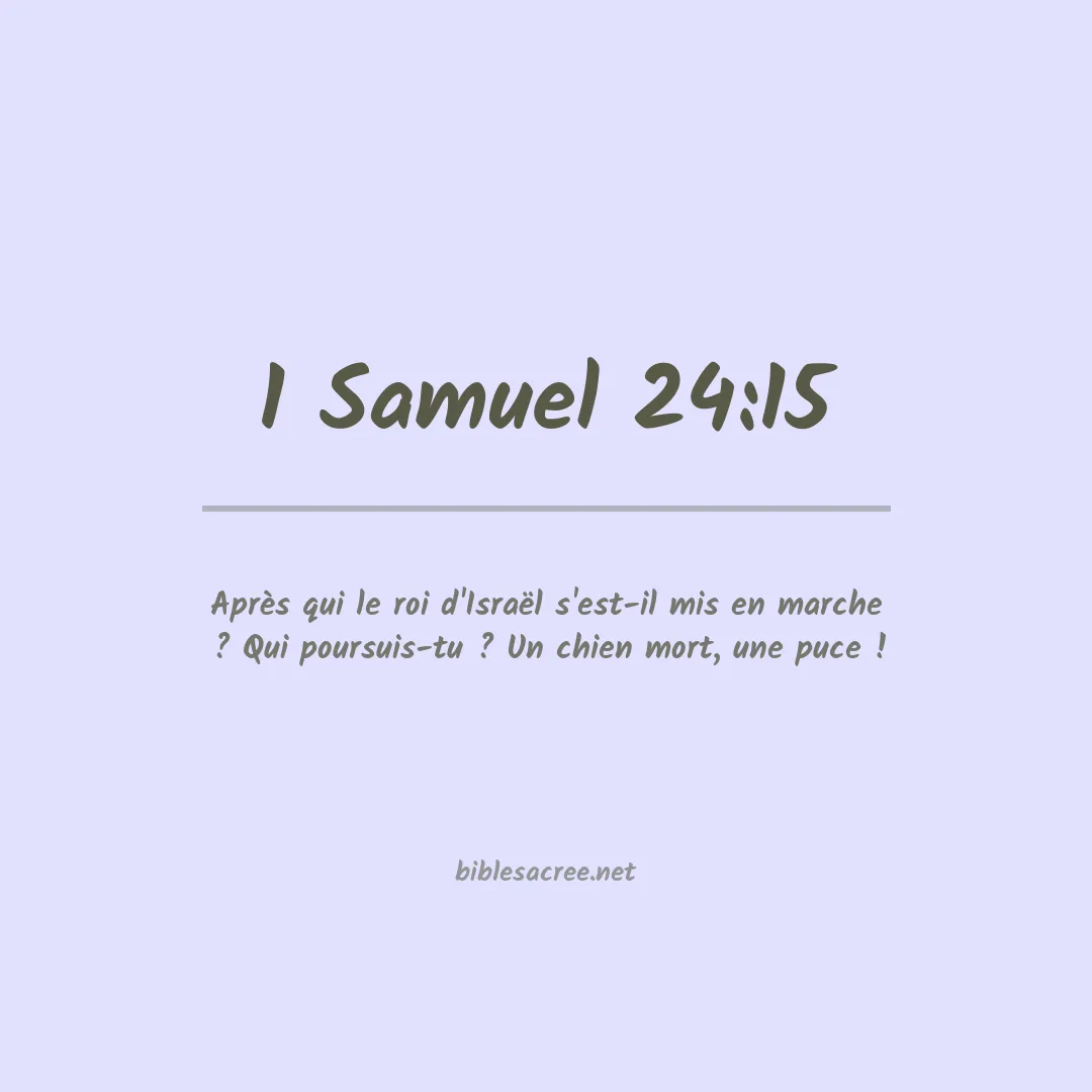 1 Samuel - 24:15