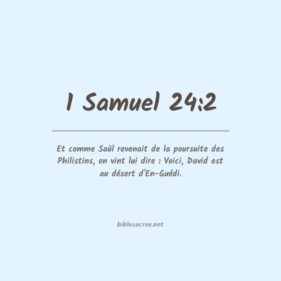 1 Samuel - 24:2