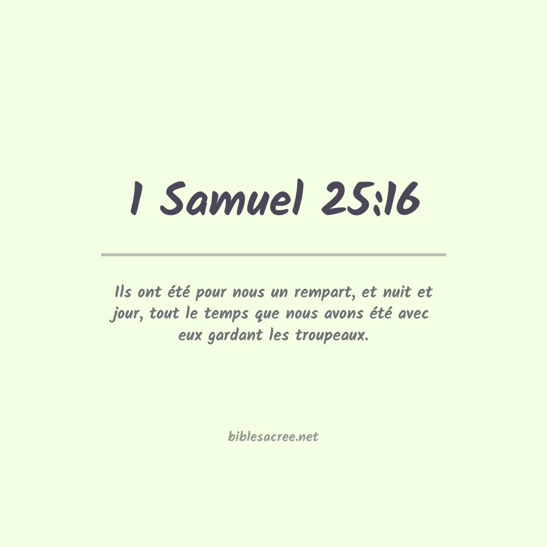 1 Samuel - 25:16