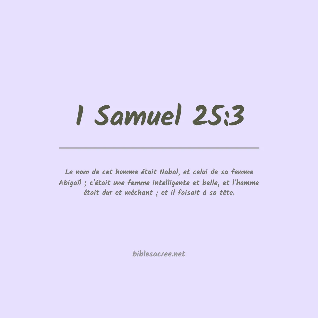 1 Samuel - 25:3