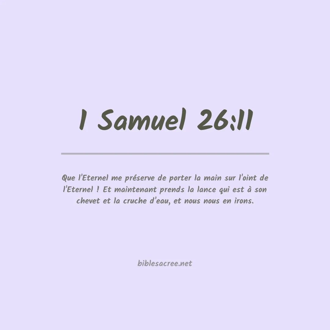 1 Samuel - 26:11