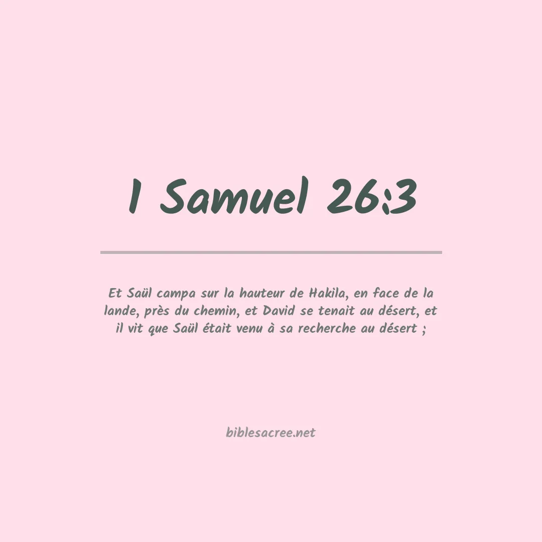 1 Samuel - 26:3