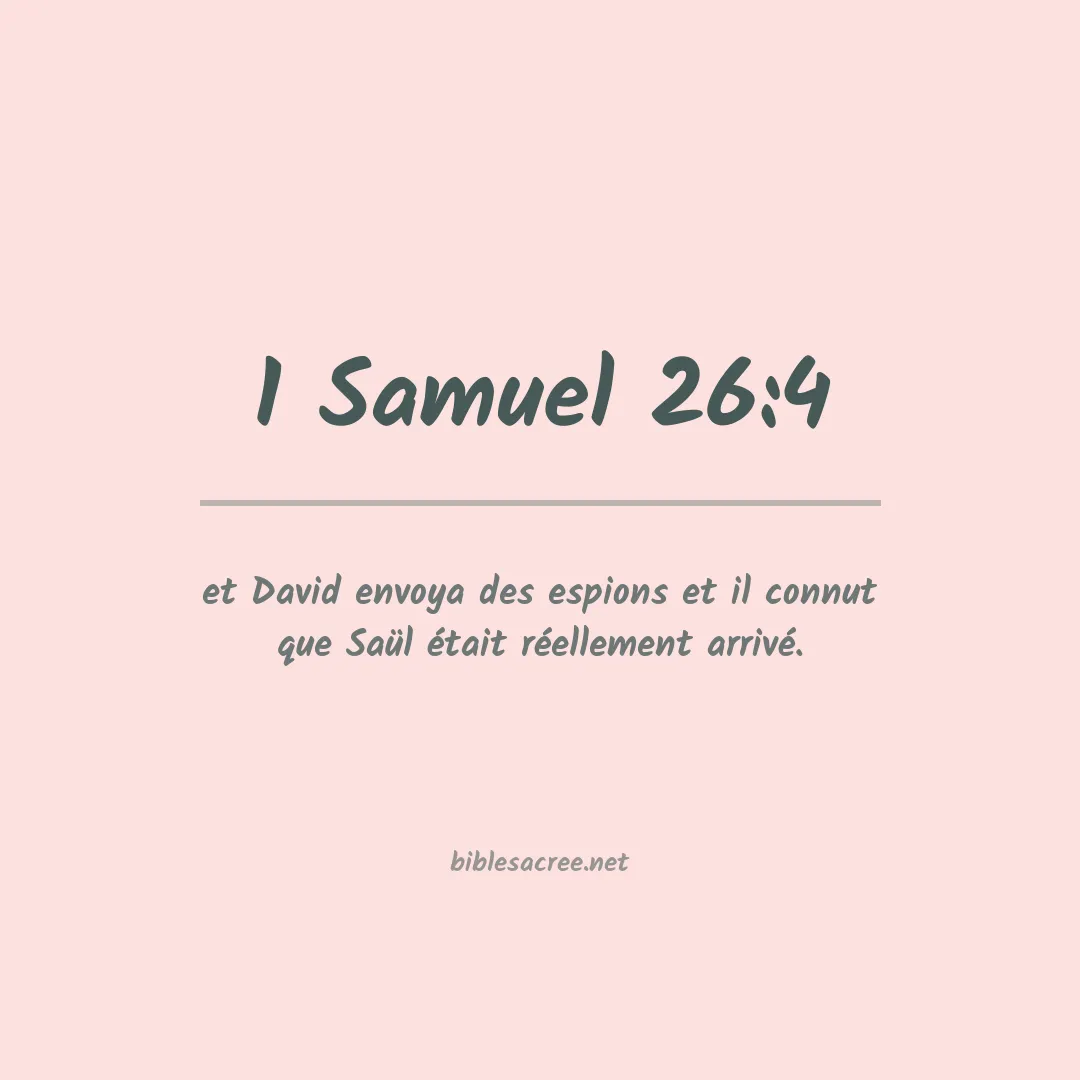 1 Samuel - 26:4