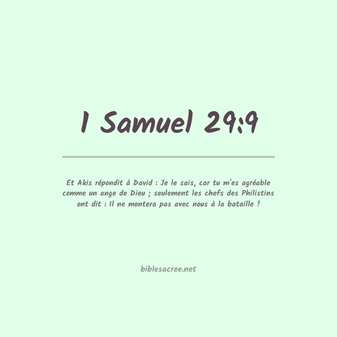 1 Samuel - 29:9