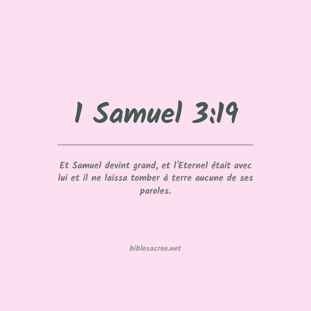 1 Samuel - 3:19