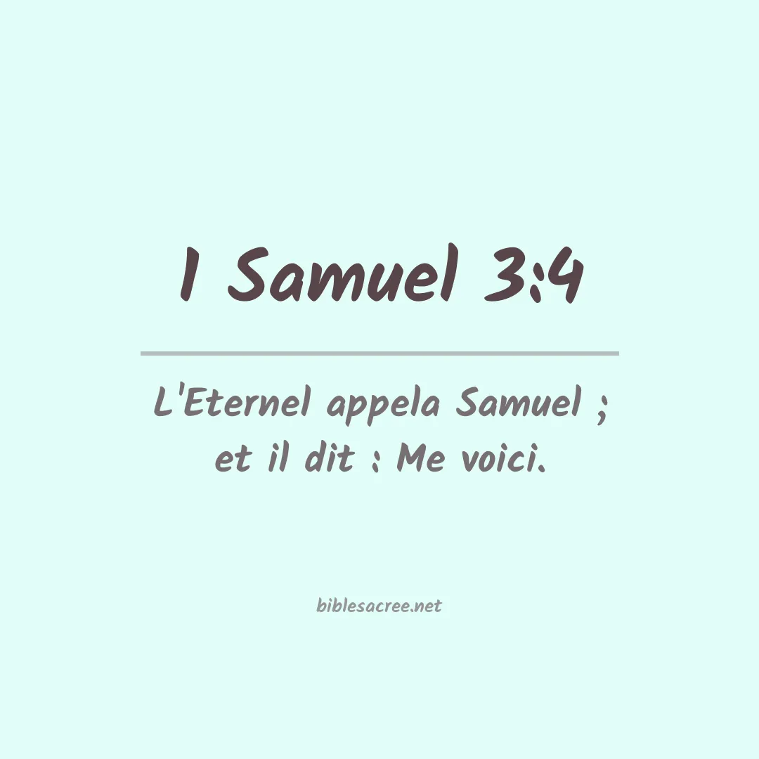 1 Samuel - 3:4