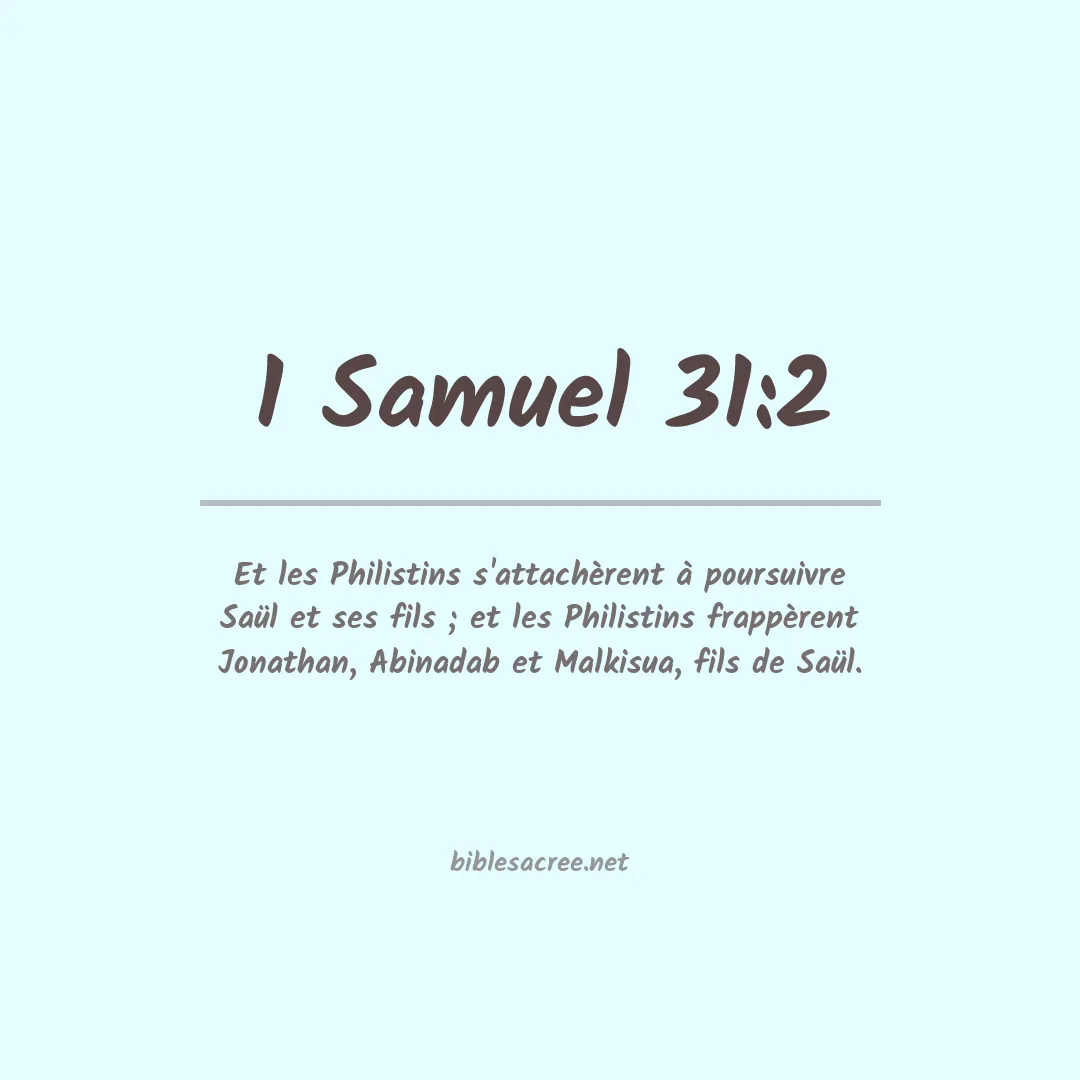 1 Samuel - 31:2