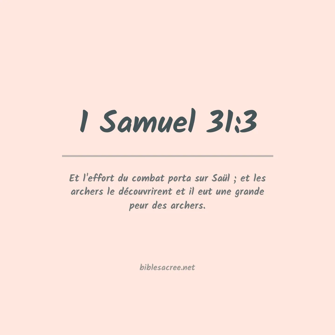 1 Samuel - 31:3