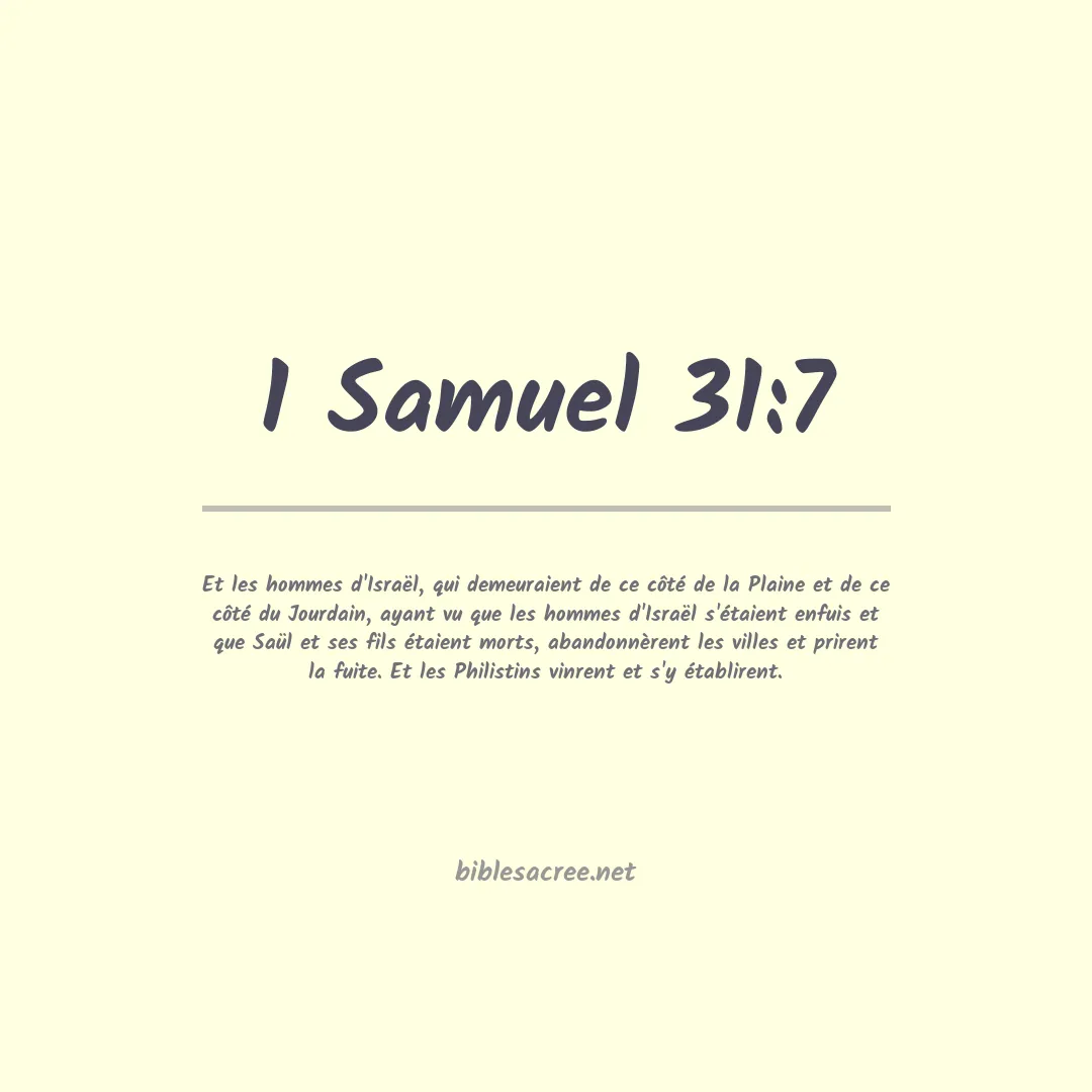 1 Samuel - 31:7